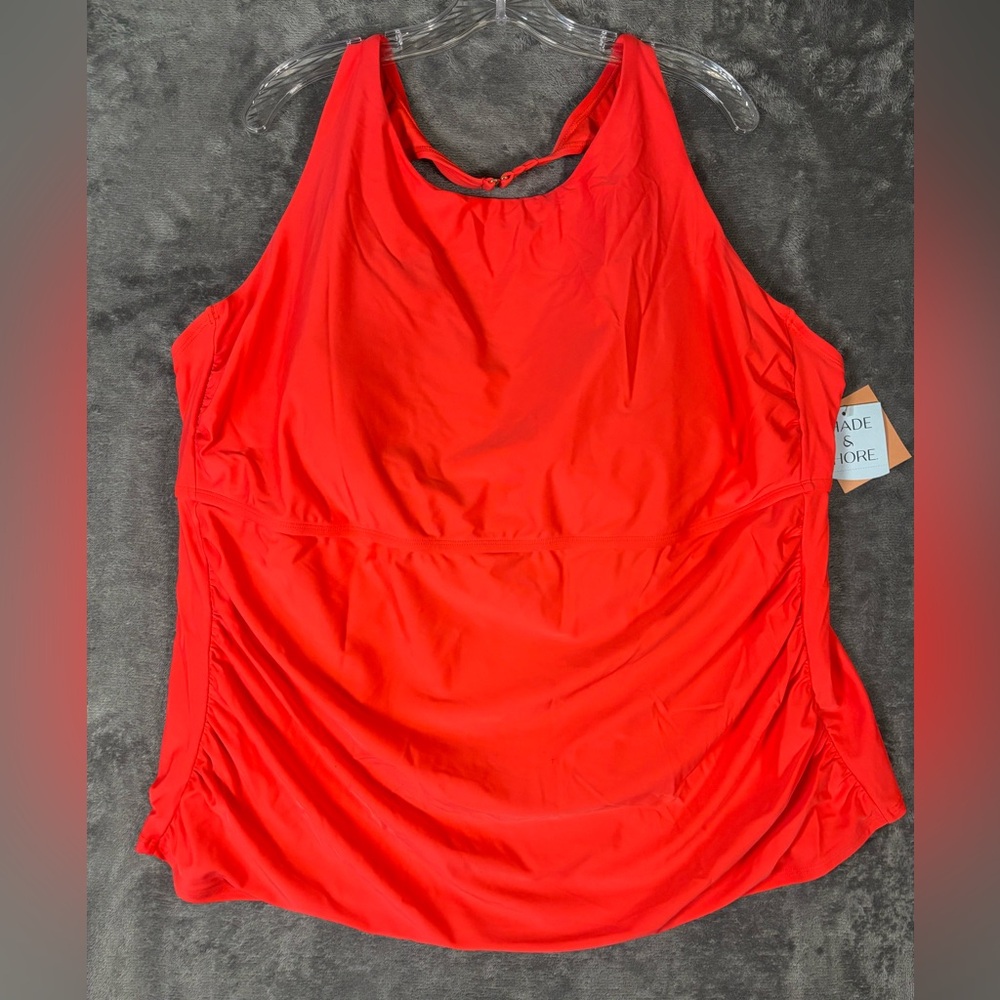 NWT Shade & Shore Tankini‎ Top Size 3XL